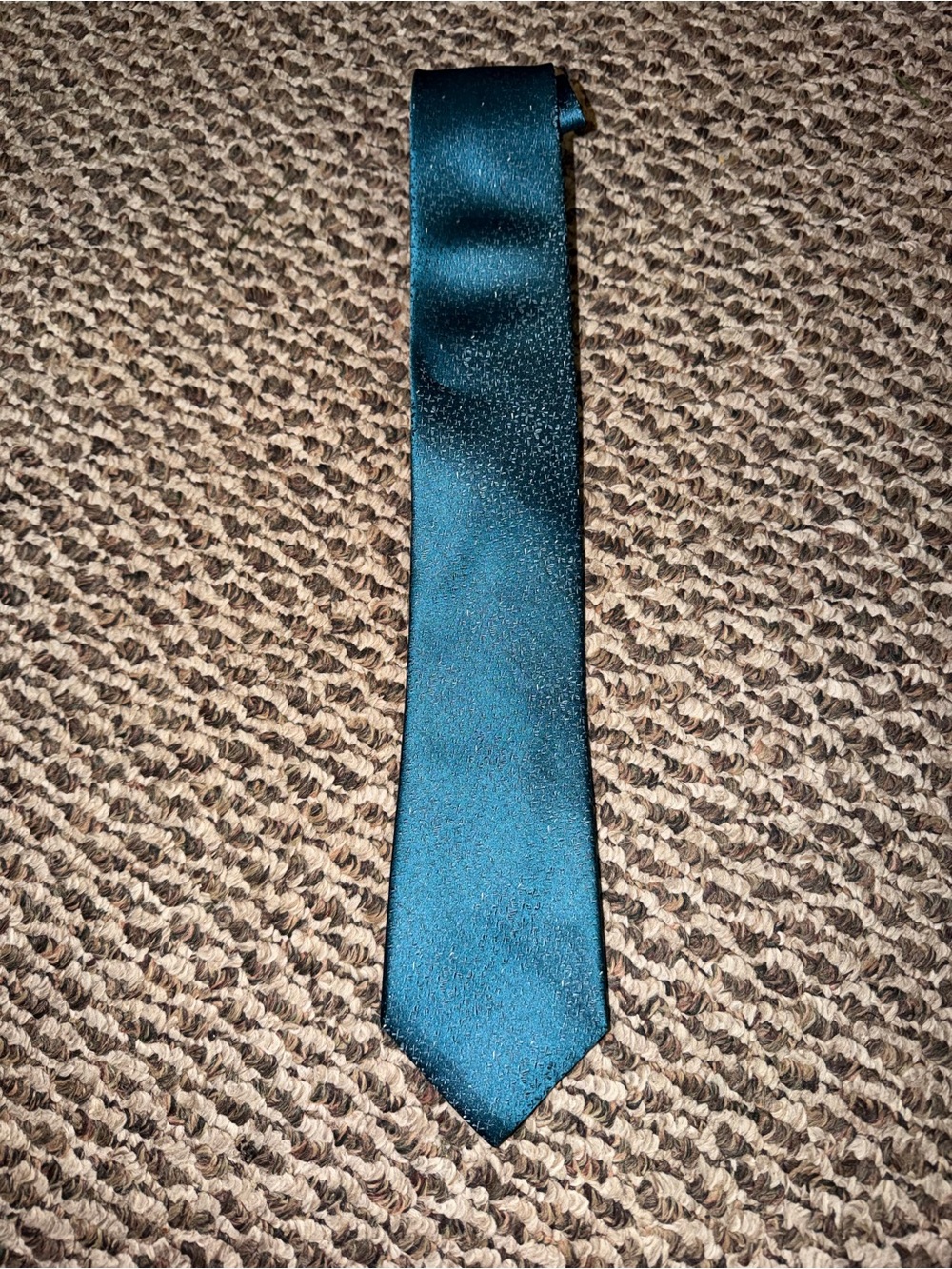 Calvin Klein Teal Satin Tie